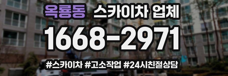 옥룡동 스카이차 업체