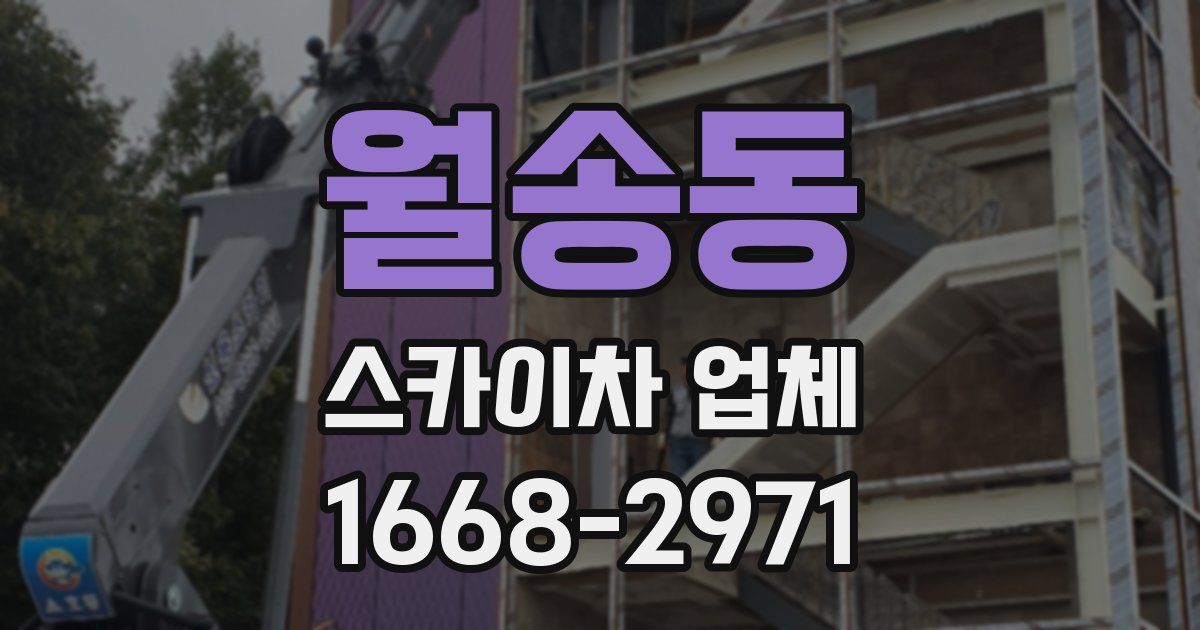 월송동 스카이차 업체