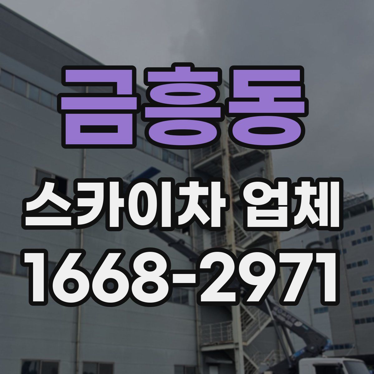 금흥동 스카이차 업체
