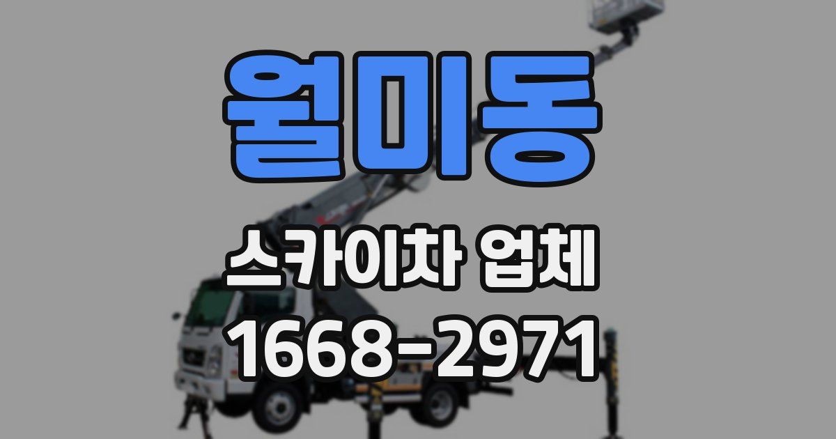 월미동 스카이차 업체