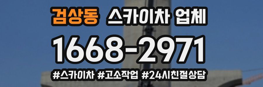 검상동 스카이차 업체