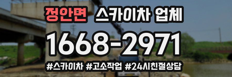 정안면 스카이차 업체
