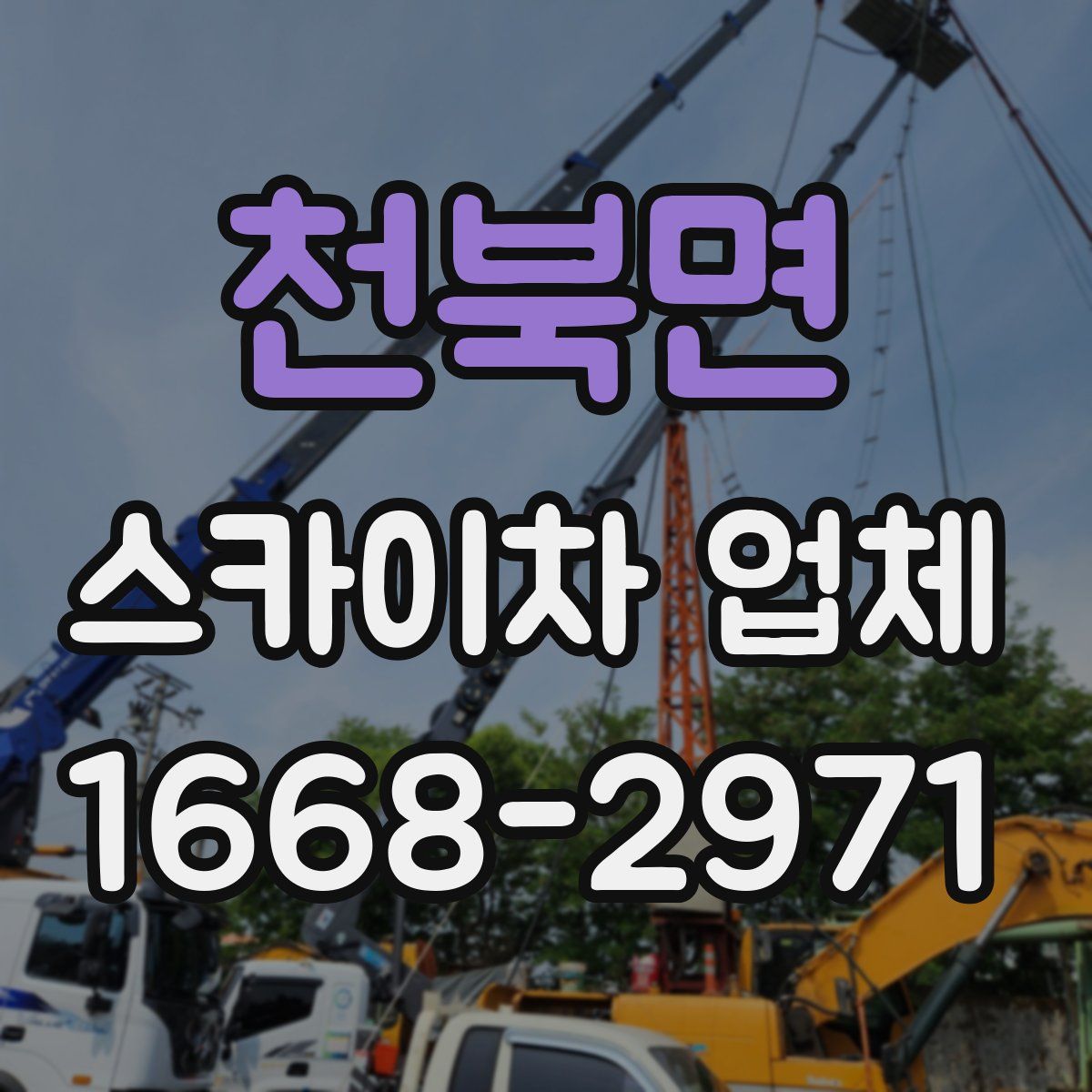 천북면 스카이차 업체