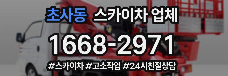초사동 스카이차 업체