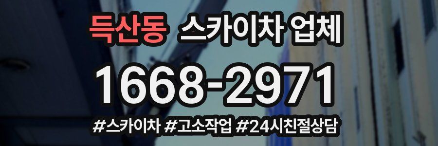 득산동 스카이차 업체