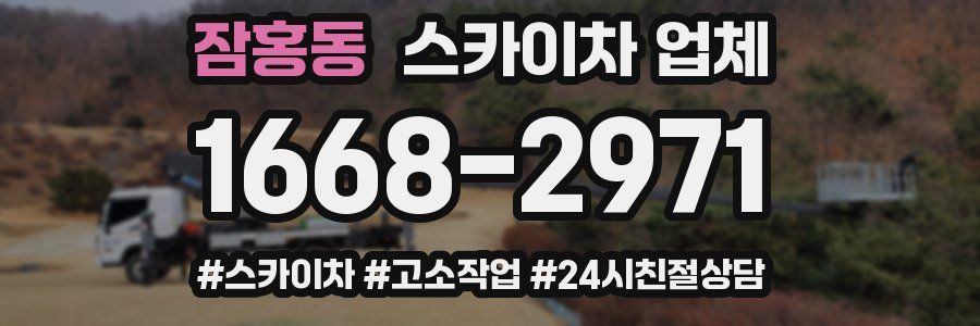 잠홍동 스카이차 업체