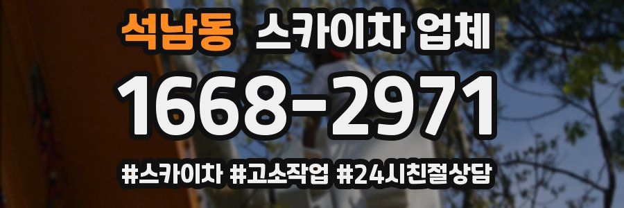 석남동 스카이차 업체