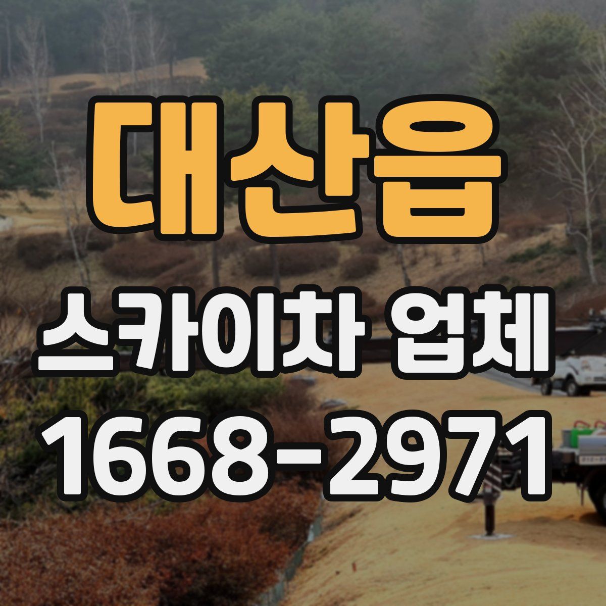 대산읍 스카이차 업체