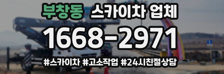 부창동 스카이차 업체