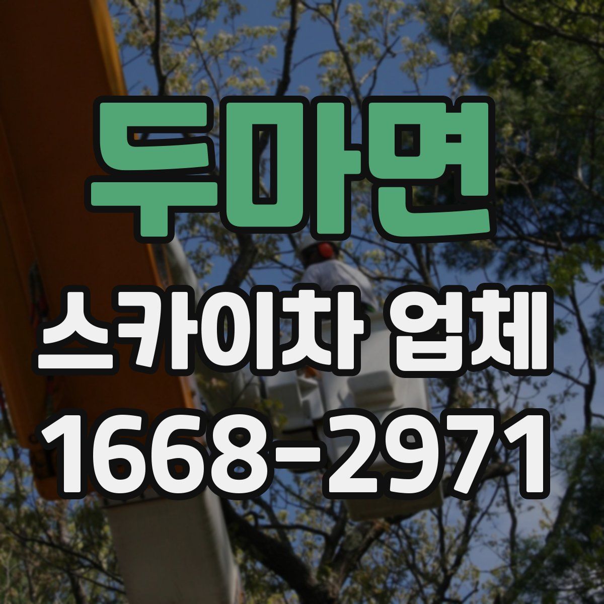 두마면 스카이차 업체