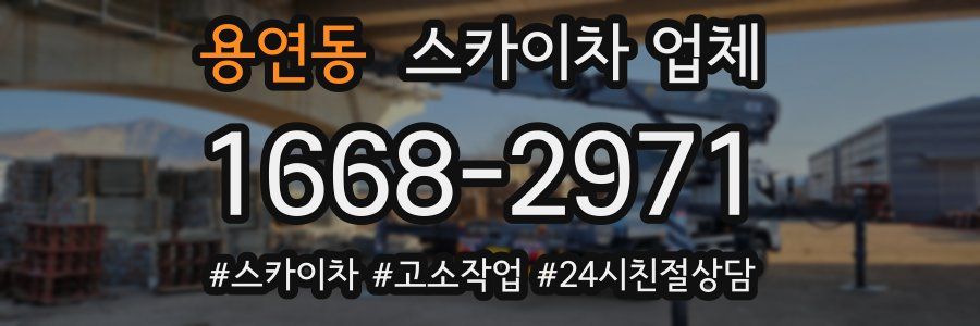 용연동 스카이차 업체