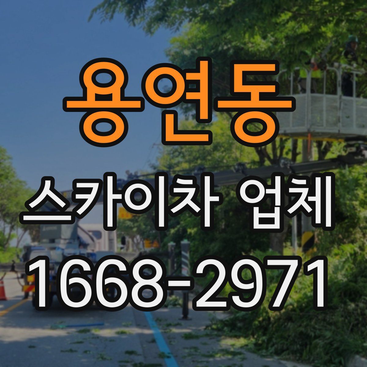 용연동 스카이차 업체