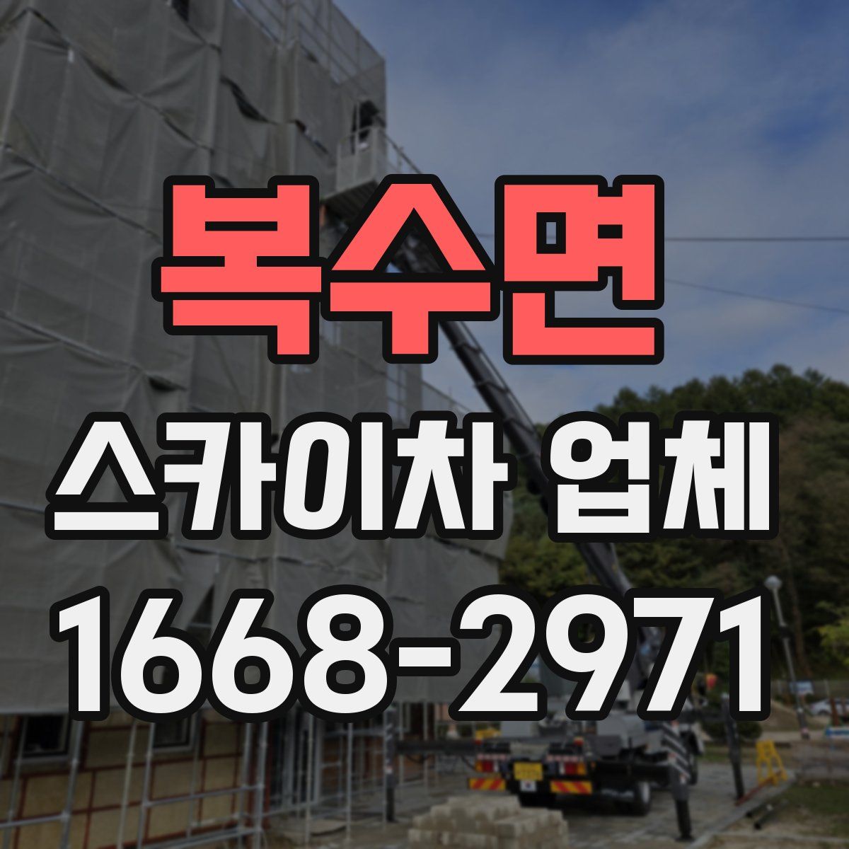 복수면 스카이차 업체