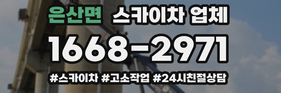 은산면 스카이차 업체