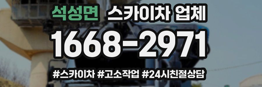 석성면 스카이차 업체