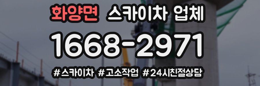 화양면 스카이차 업체