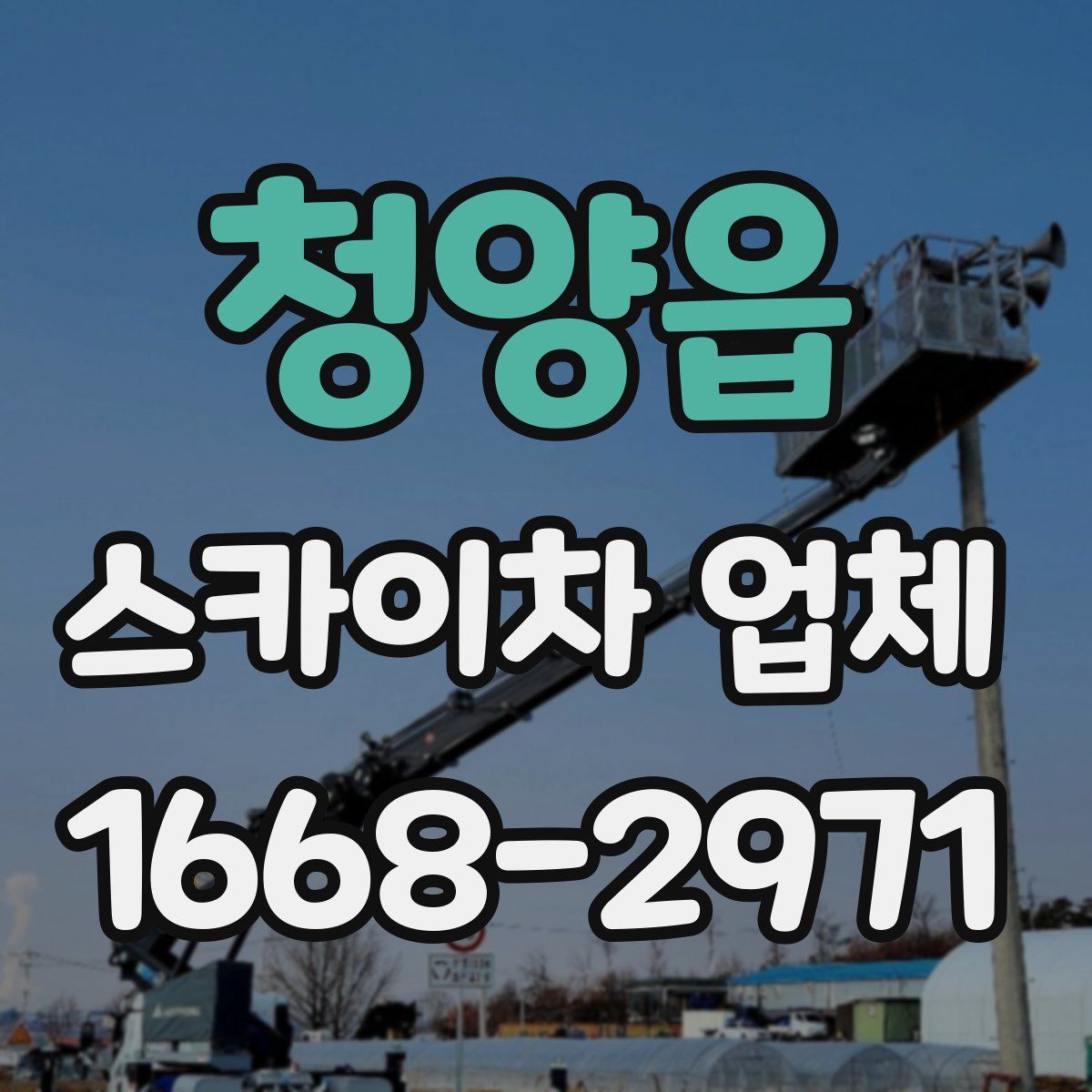 청양읍 스카이차 업체