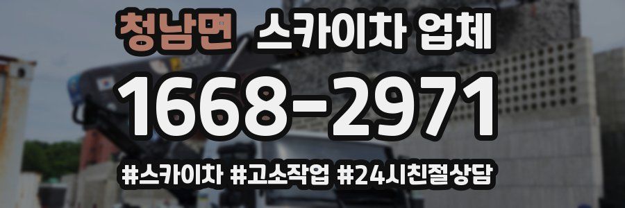 청남면 스카이차 업체
