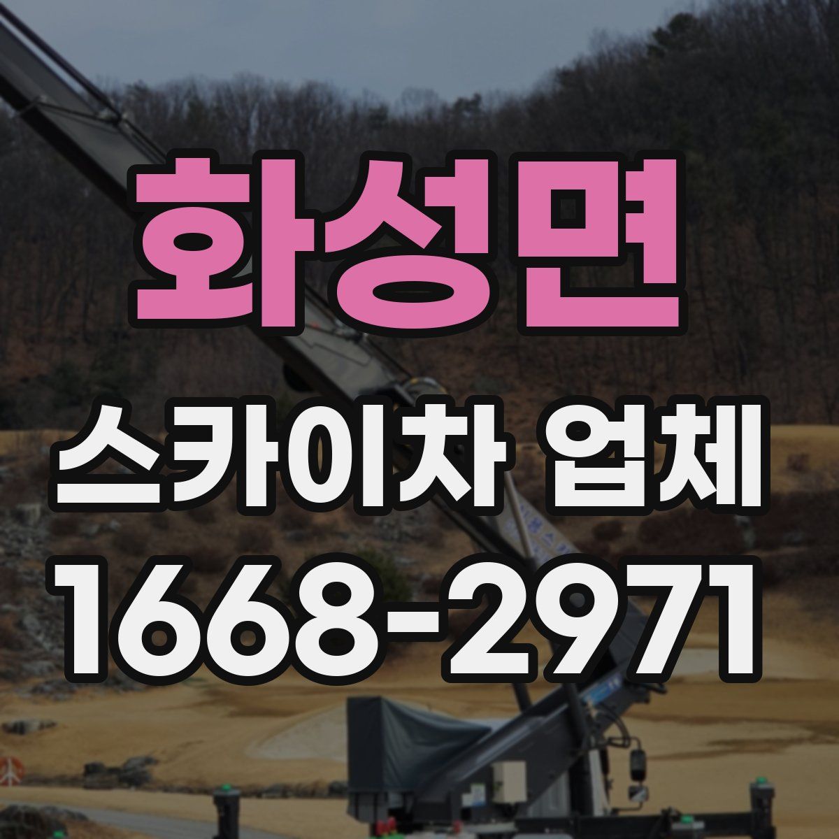 화성면 스카이차 업체