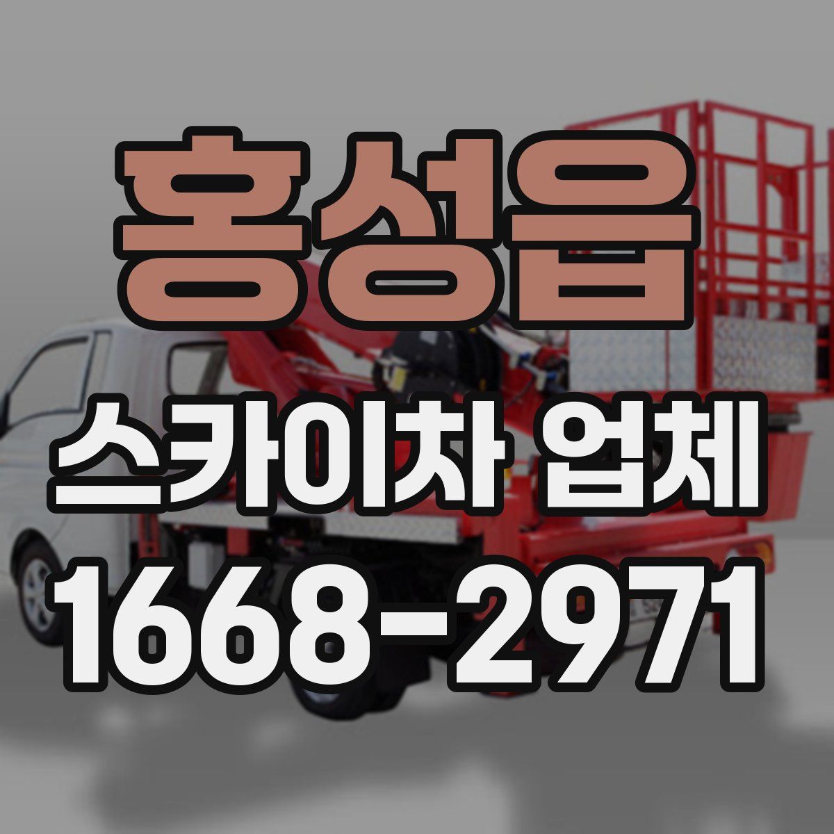 홍성읍 스카이차 업체