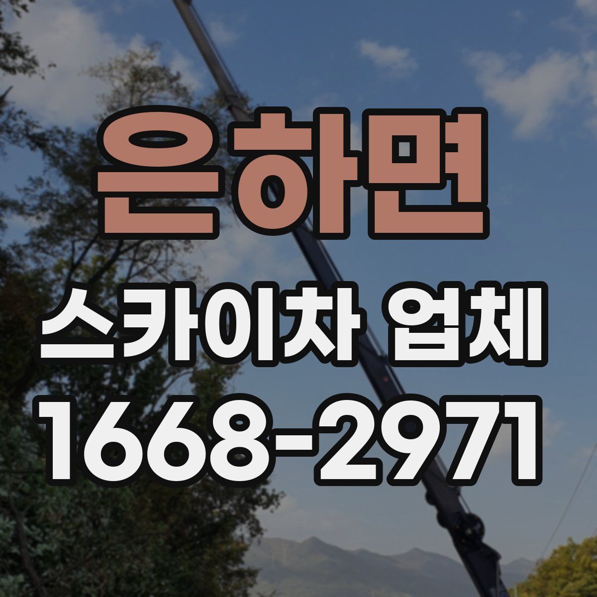 은하면 스카이차 업체