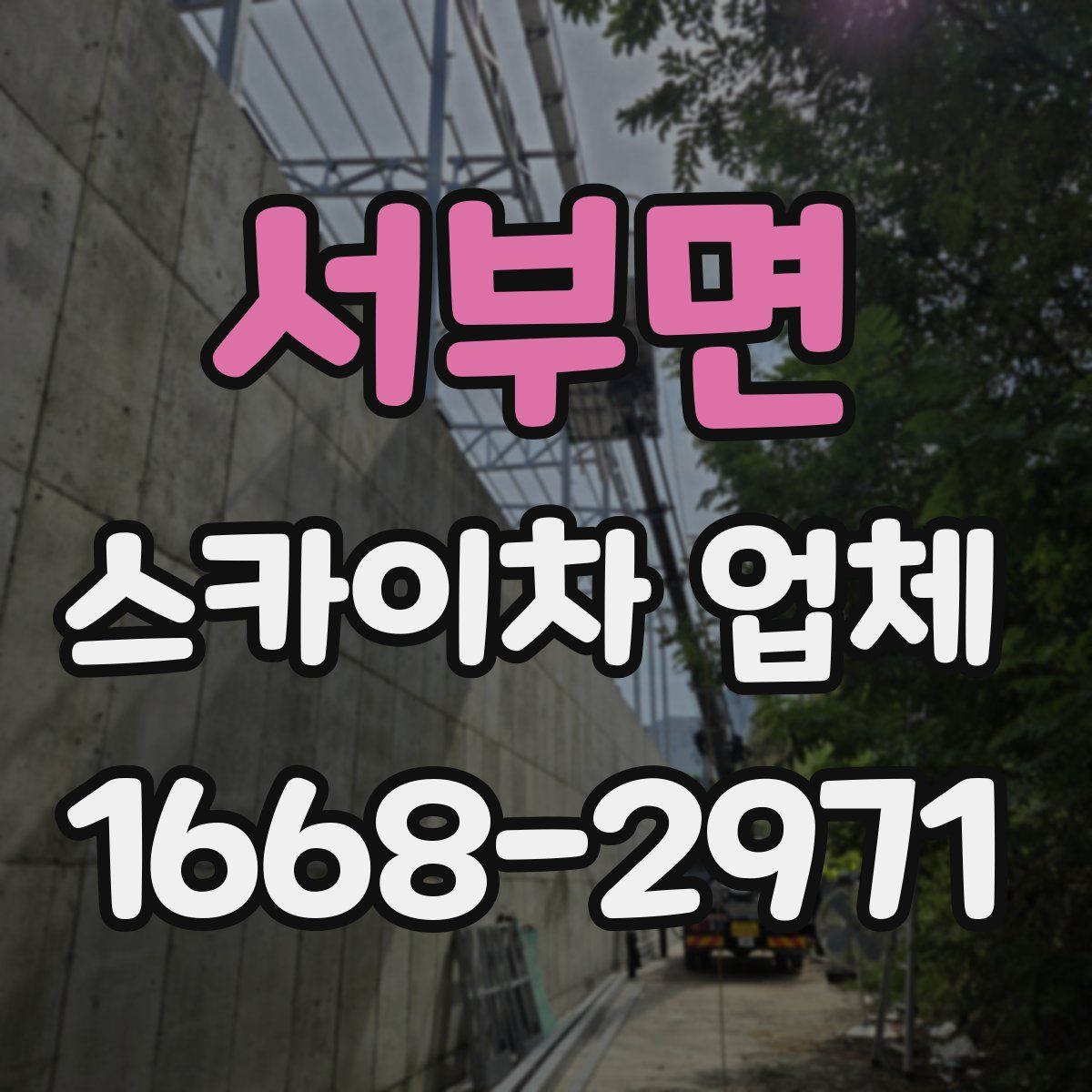 서부면 스카이차 업체