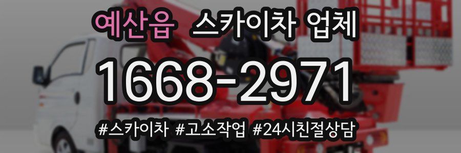 예산읍 스카이차 업체