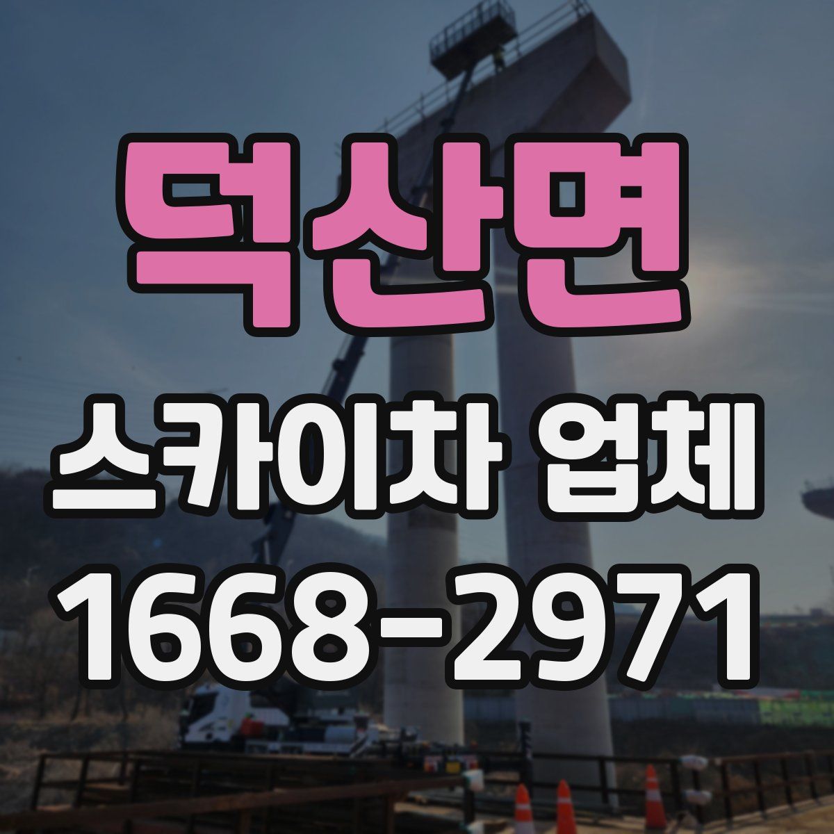 덕산면 스카이차 업체