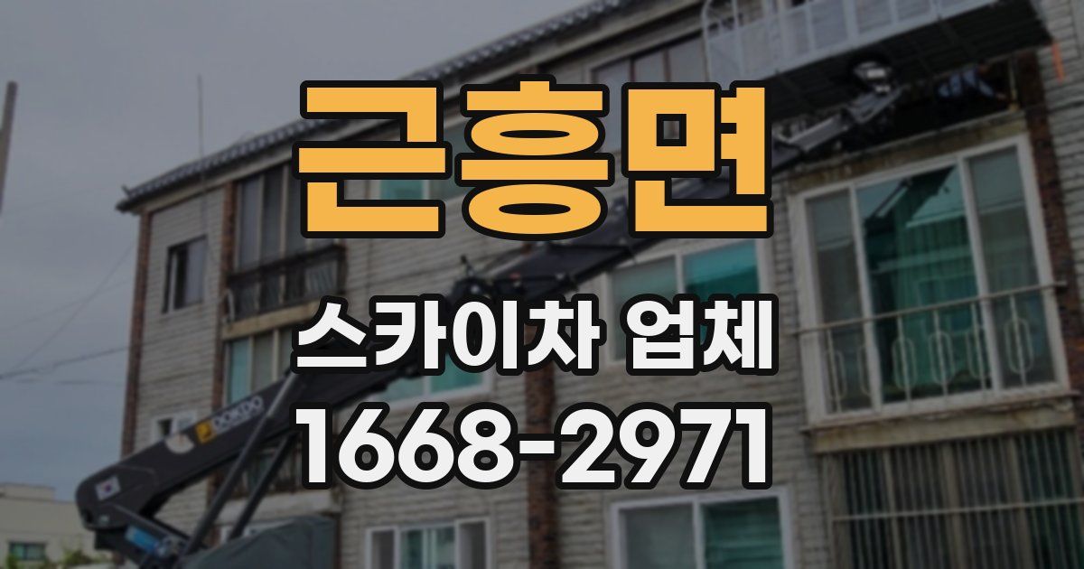 근흥면 스카이차 업체