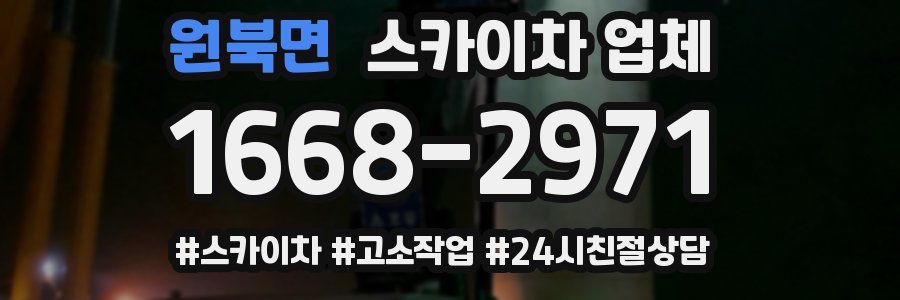 원북면 스카이차 업체