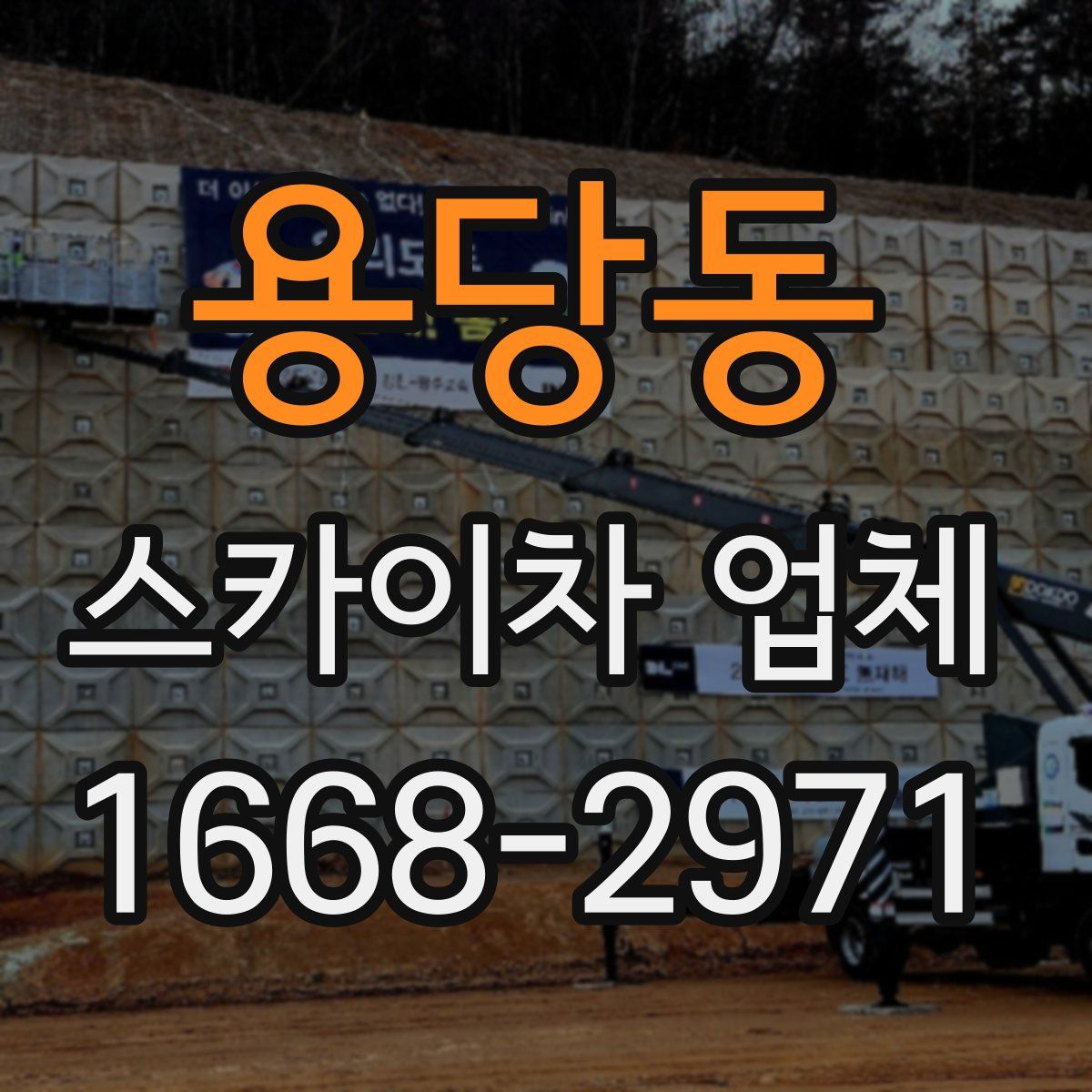 용당동 스카이차 업체