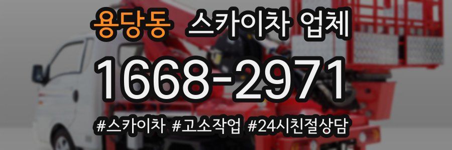 용당동 스카이차 업체