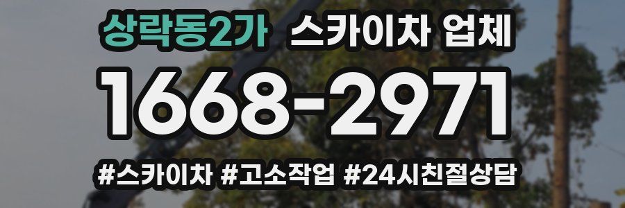 상락동2가 스카이차 업체