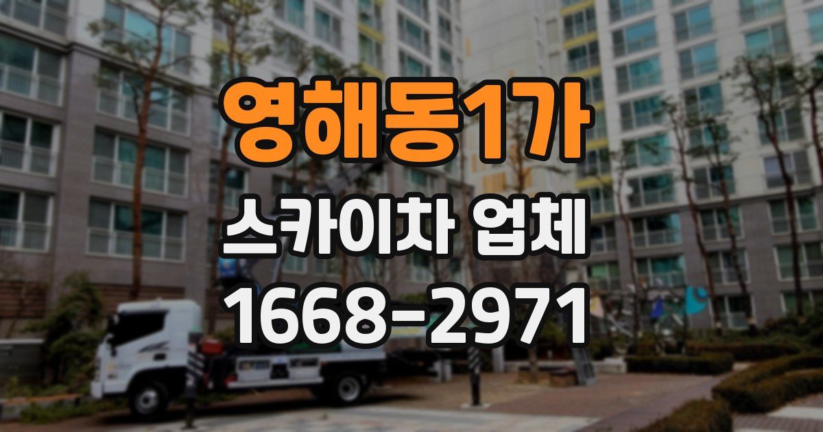 영해동1가 스카이차 업체