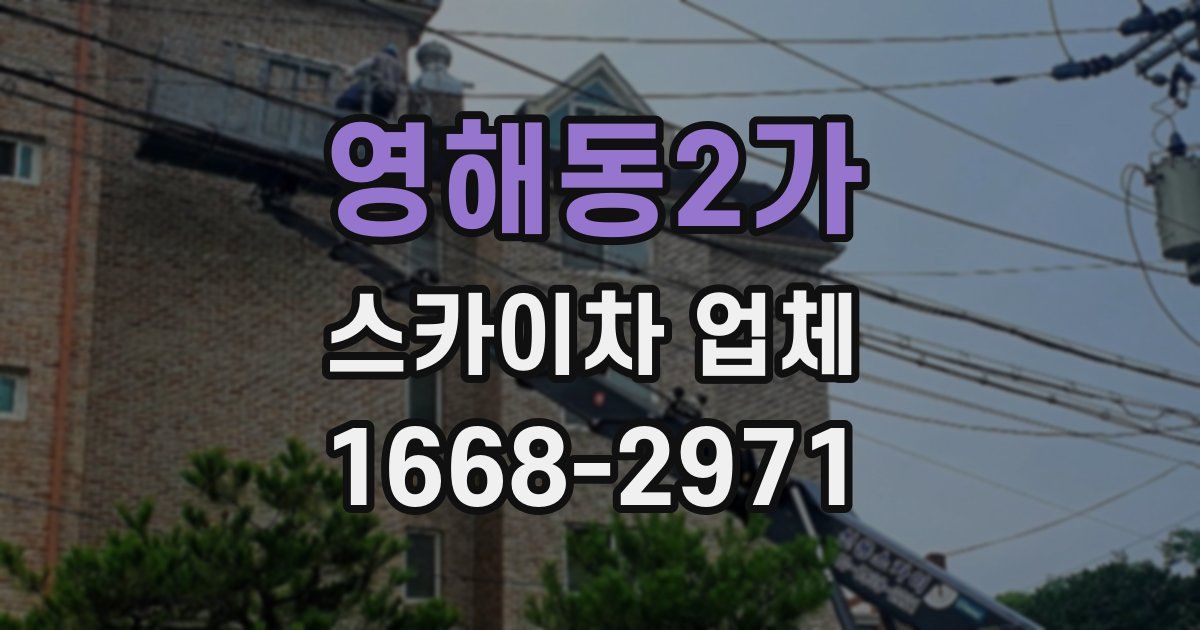 영해동2가 스카이차 업체