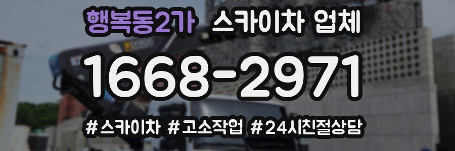 행복동2가 스카이차 업체