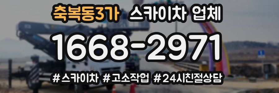 축복동3가 스카이차 업체