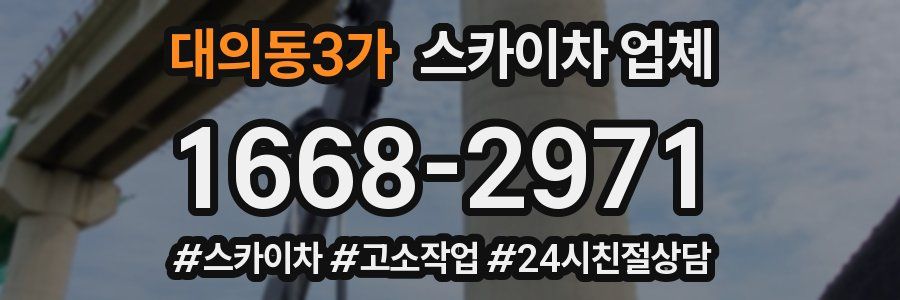 대의동3가 스카이차 업체
