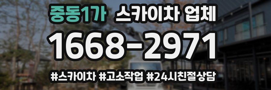 중동1가 스카이차 업체