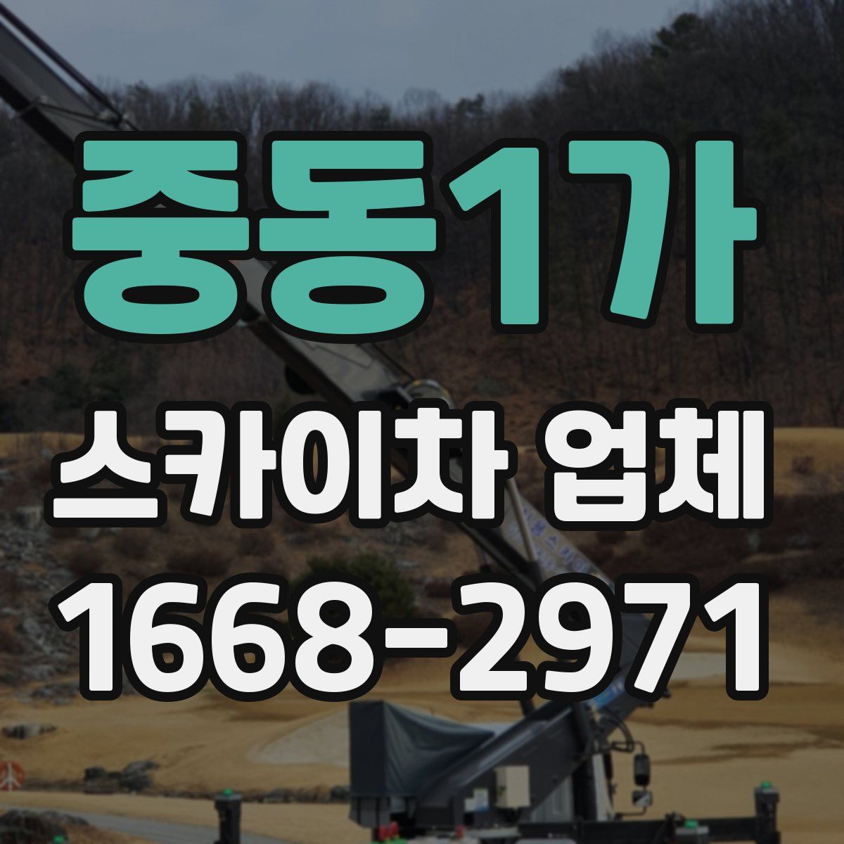 중동1가 스카이차 업체
