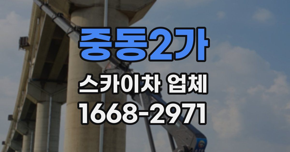 중동2가 스카이차 업체