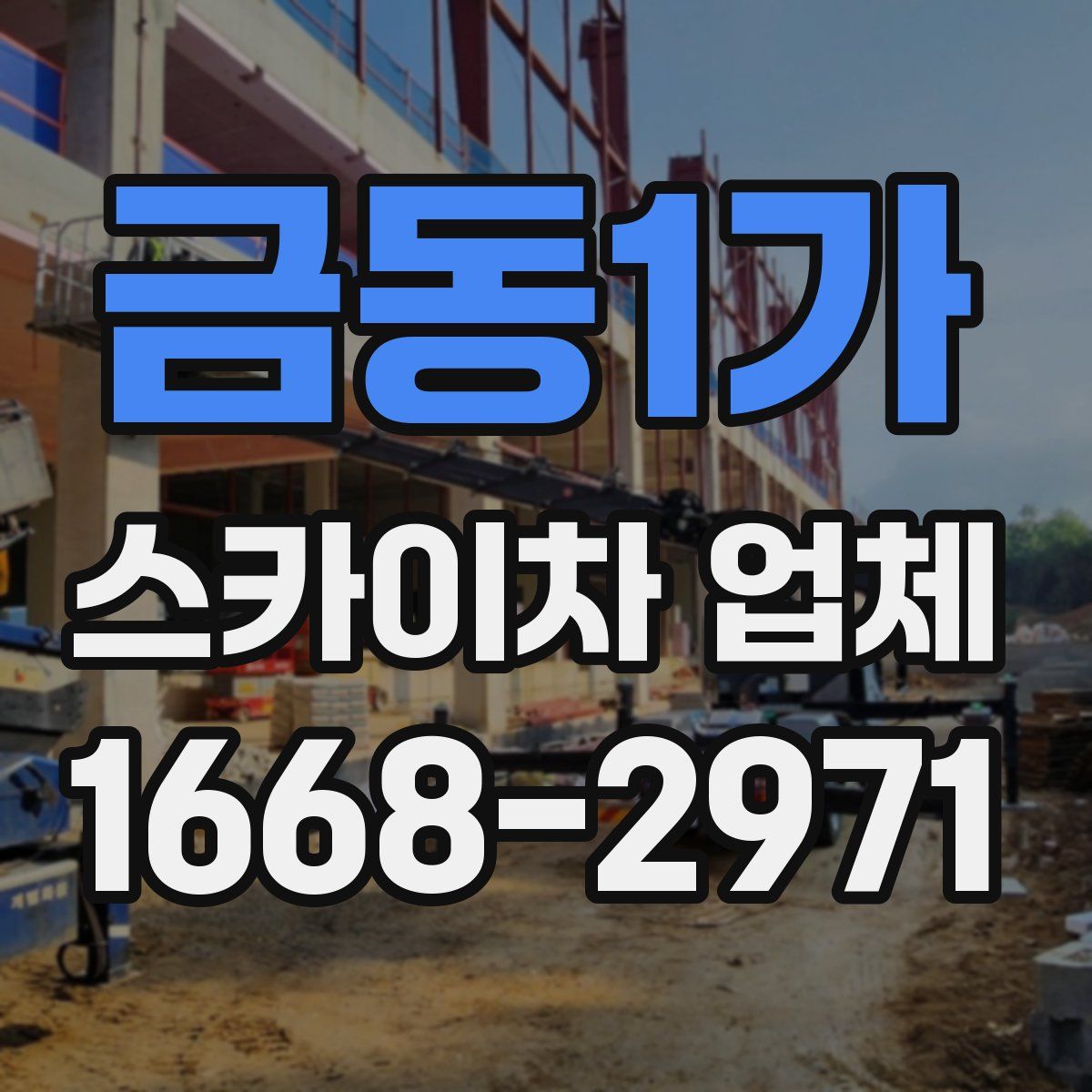 금동1가 스카이차 업체