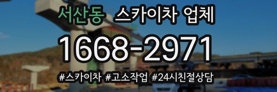 서산동 스카이차 업체