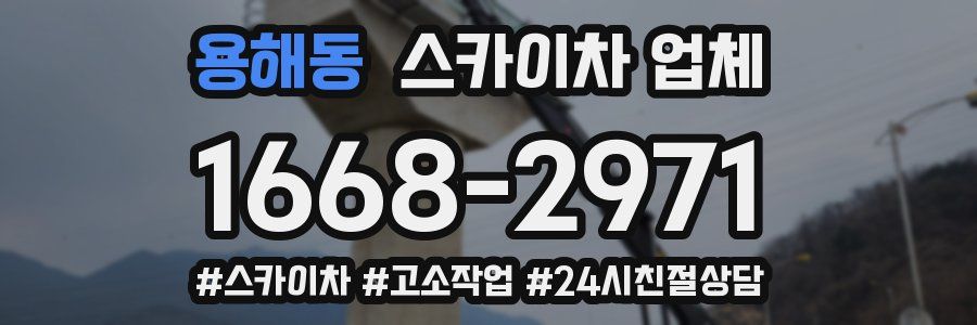 용해동 스카이차 업체