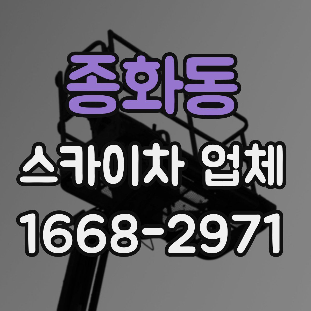 종화동 스카이차 업체