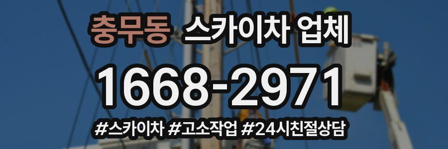 충무동 스카이차 업체
