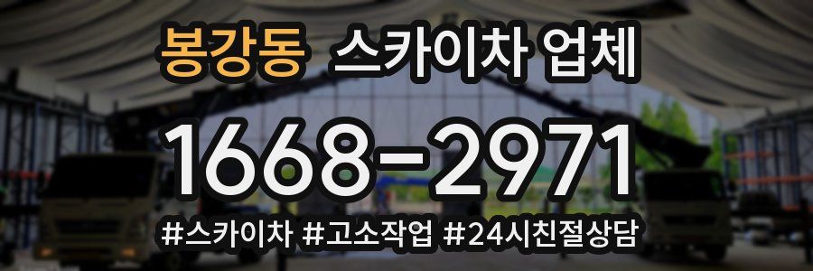 봉강동 스카이차 업체