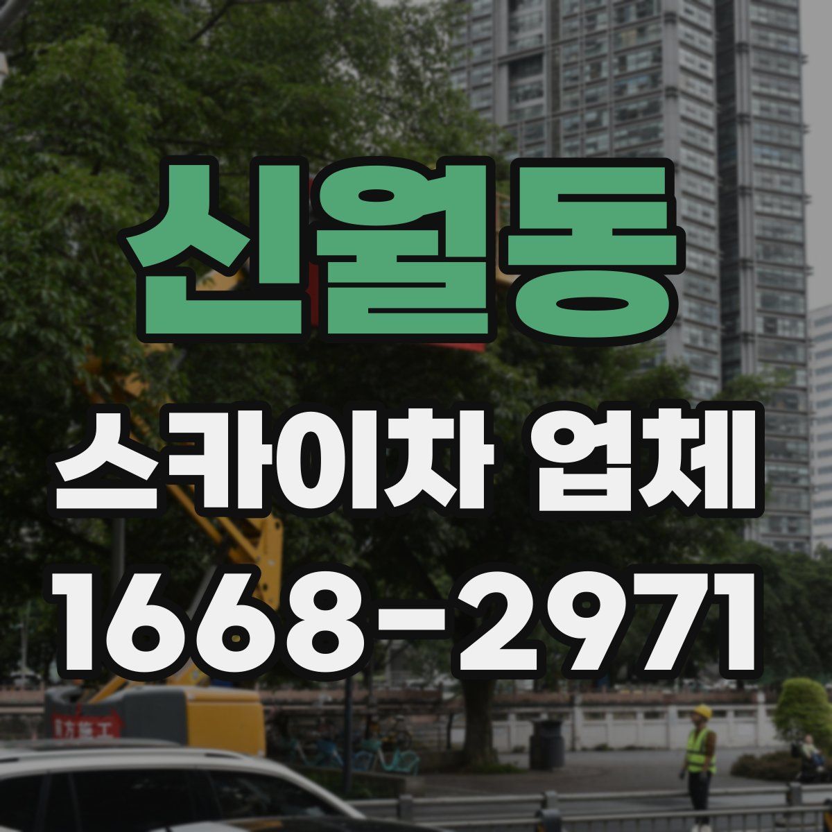 신월동 스카이차 업체