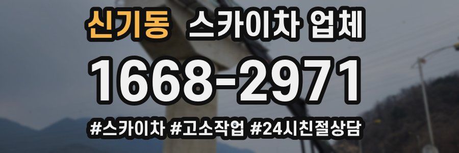 신기동 스카이차 업체