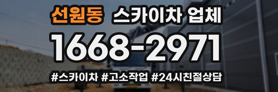선원동 스카이차 업체